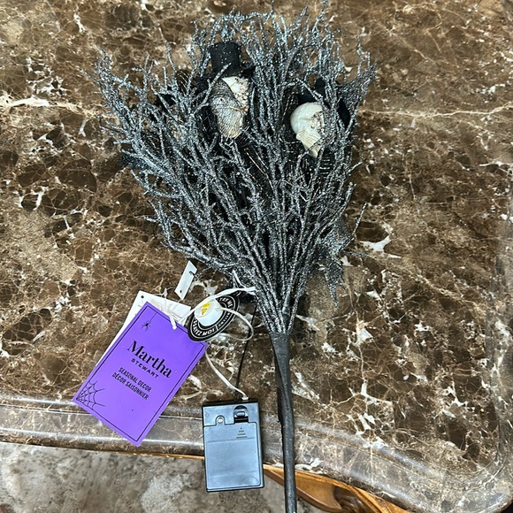 Martha Stewart Halloween seasonal decor that lights up with skull faces inside. - Picture 1 of 3